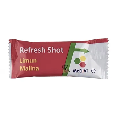 Shot refresh med sa dodatkom limuna i maline 12 g Medivi