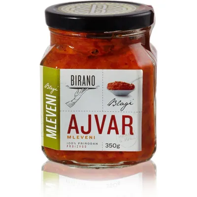 Blagi ajvar mleveni 350 g Strela