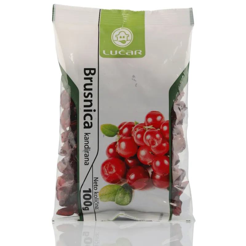 Brusnica kandirana 100 g Lučar
