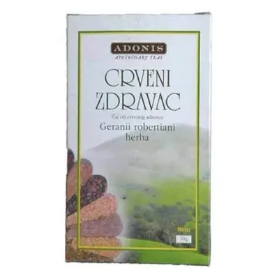 Čaj crveni zdravac 50 g Adonis