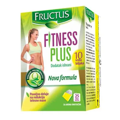 Čaj Fitness Plus 25 filter kesica Fructus
