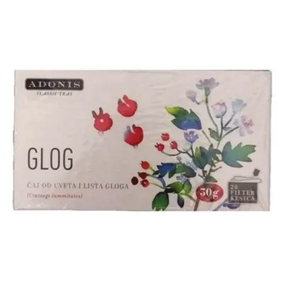 Čaj glog filter 20 kesica Adonis