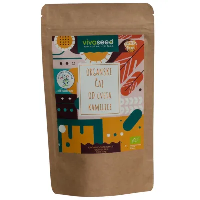 Čaj od cveta kamilice (organski proizvod) 40 g Vivaseed