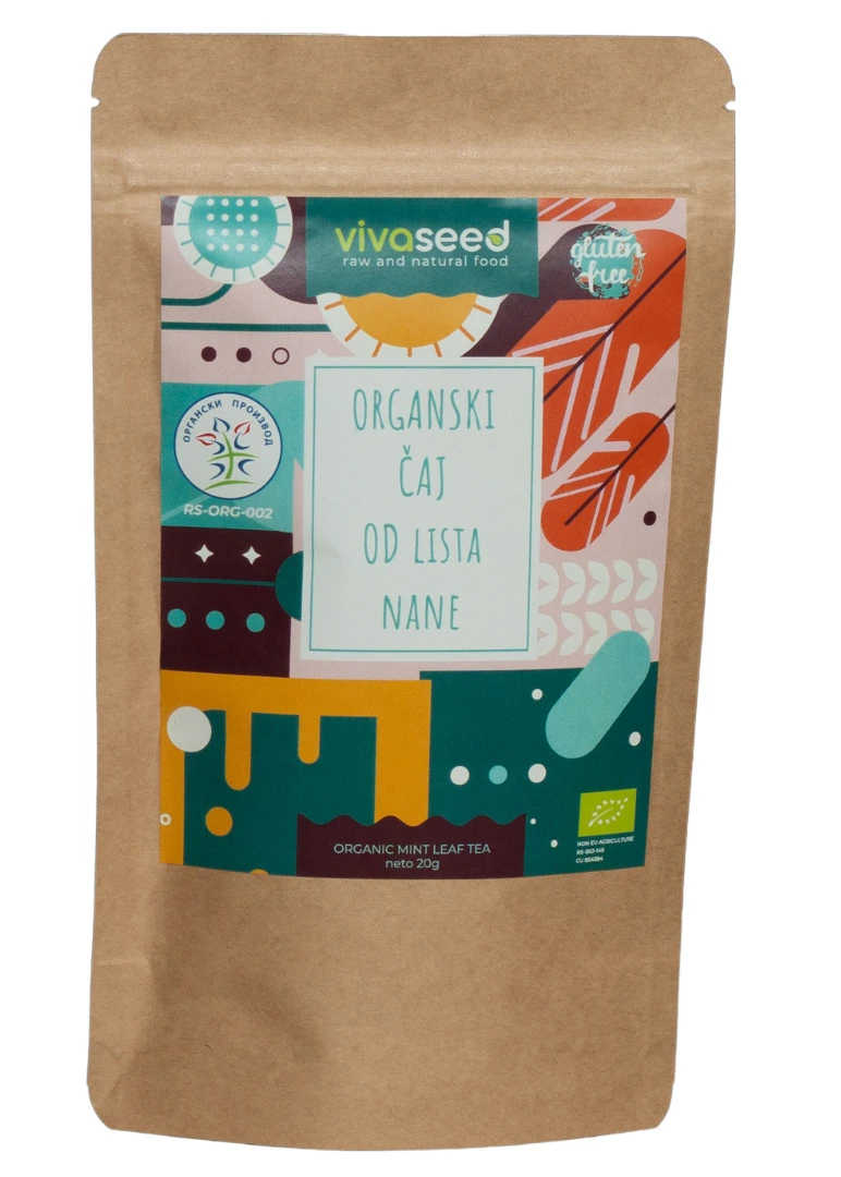 Čaj od lista nane (organski proizvod) 20 g Vivaseed