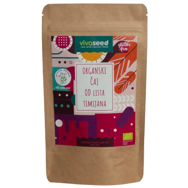 Čaj od lista timijana (organski proizvod) 40 g Vivaseed