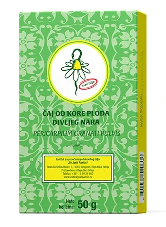 Čaj od usitnjene kore divljeg nara 50 g IPLB Dr Josif Pančić