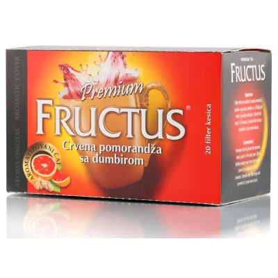 Čaj sa crvenom pomorandžom i đumbirom 20 filter kesica Fructus