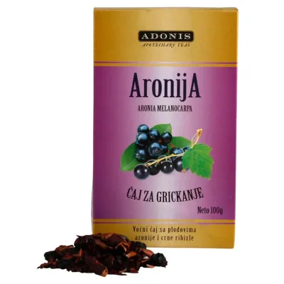 Čaj sa plodovima aronije i crne ribizle 100 g Adonis