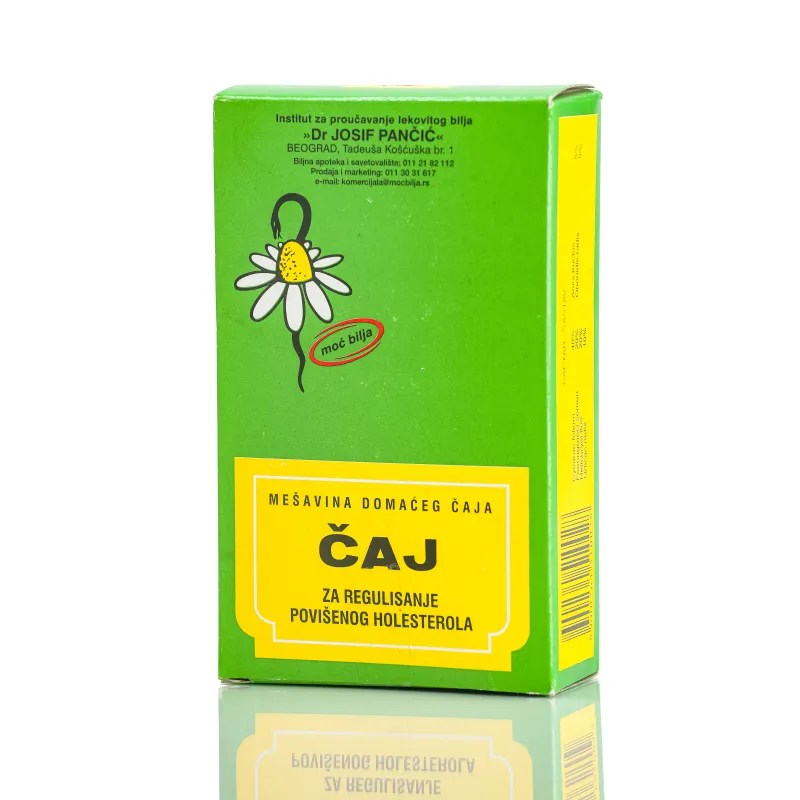 Čaj za regulisanje povišenog holesterola 100 g IPLB Dr Josif Pančić
