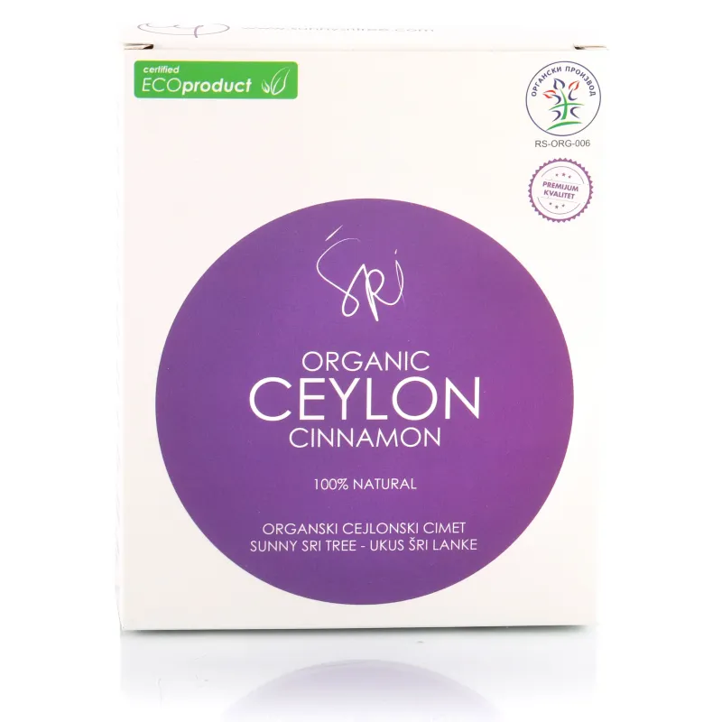 Cejlonski cimet (organski proizvod) 100 g Sunny Sri Tree