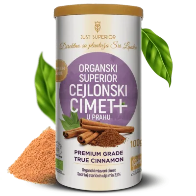 Cejlonski cimet Premium (organski proizvod) 100 g Just superior