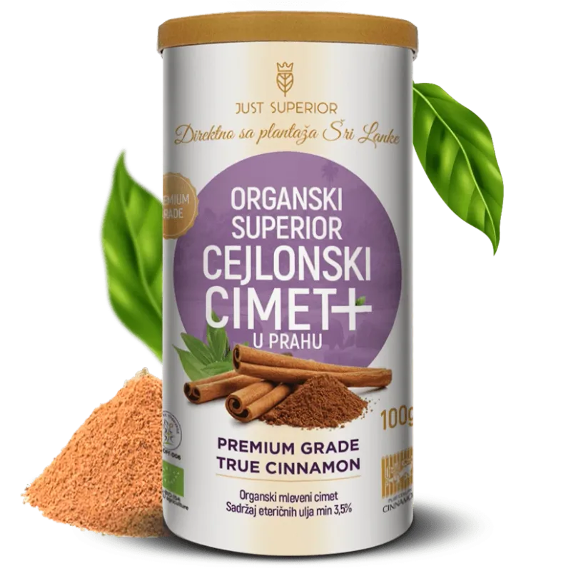 Cejlonski cimet Premium (organski proizvod) 100 g Just superior