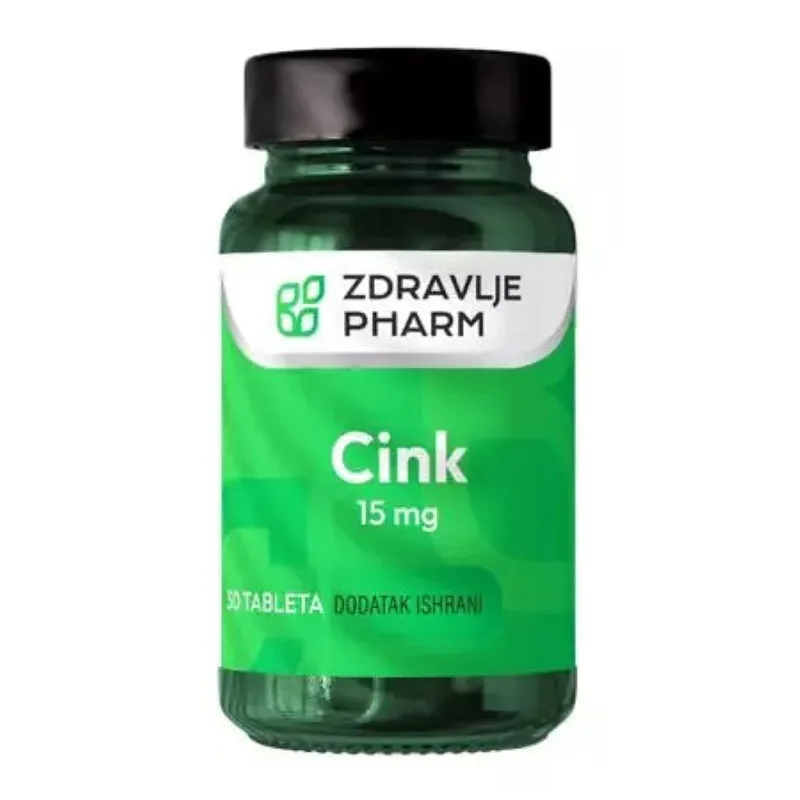 Cink 15 mg 30 tableta Zdravlje Pharm