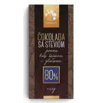 Čokolada crna sa stevijom 80% 100 g Loveberry