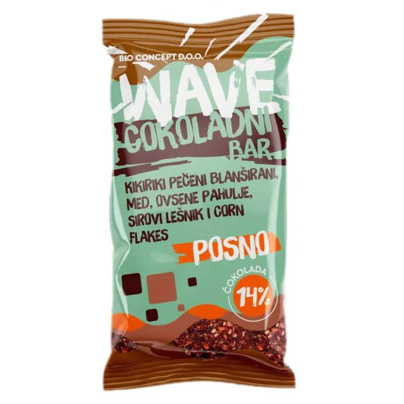 Wave čokoladni bar 50 g Čika Bio Concept