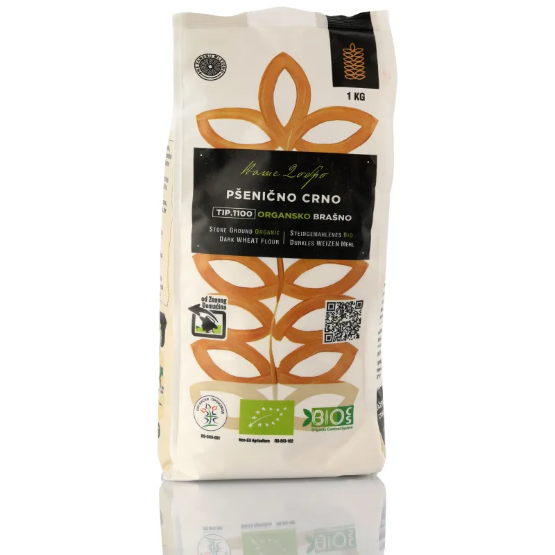 Crno pšenično brašno (organski proizvod) 1 kg Naše dobro