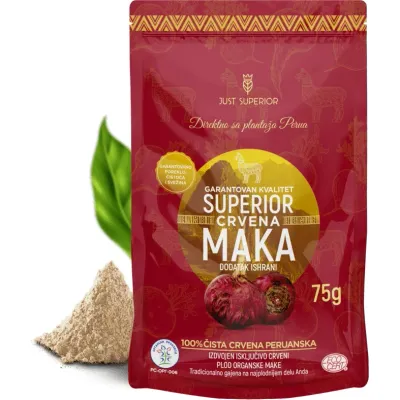 Crvena maka u prahu (organski proizvod) 75 g Just Superior