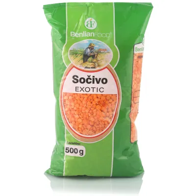 Crveno sočivo 500 g Benlian food