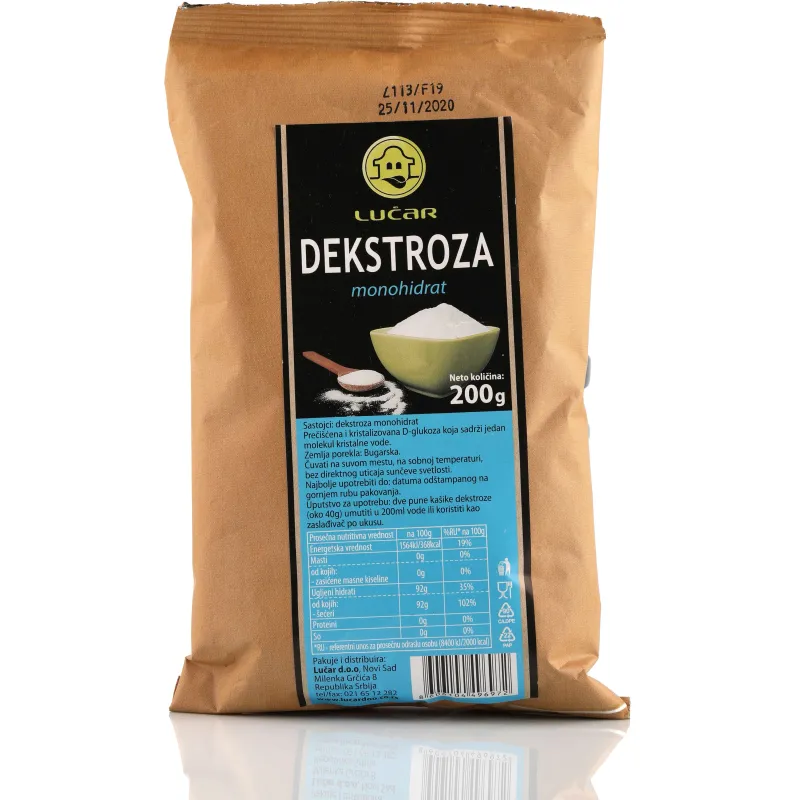 Dekstroza 200 g Lučar