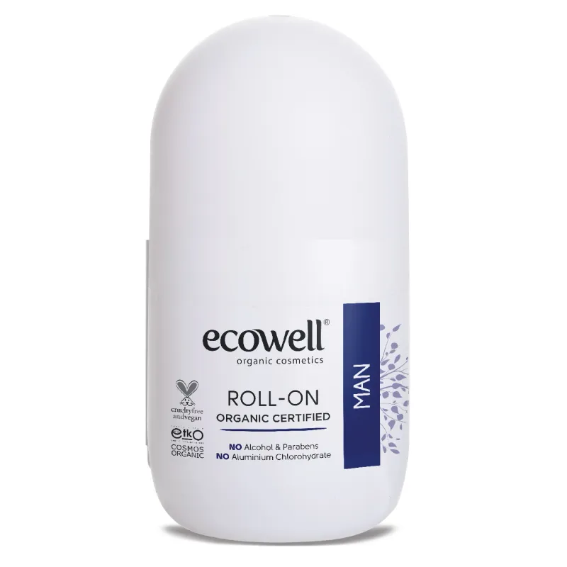 Dezodorans roll-on za muškarce (organski proizvod) 75 ml Ecowell