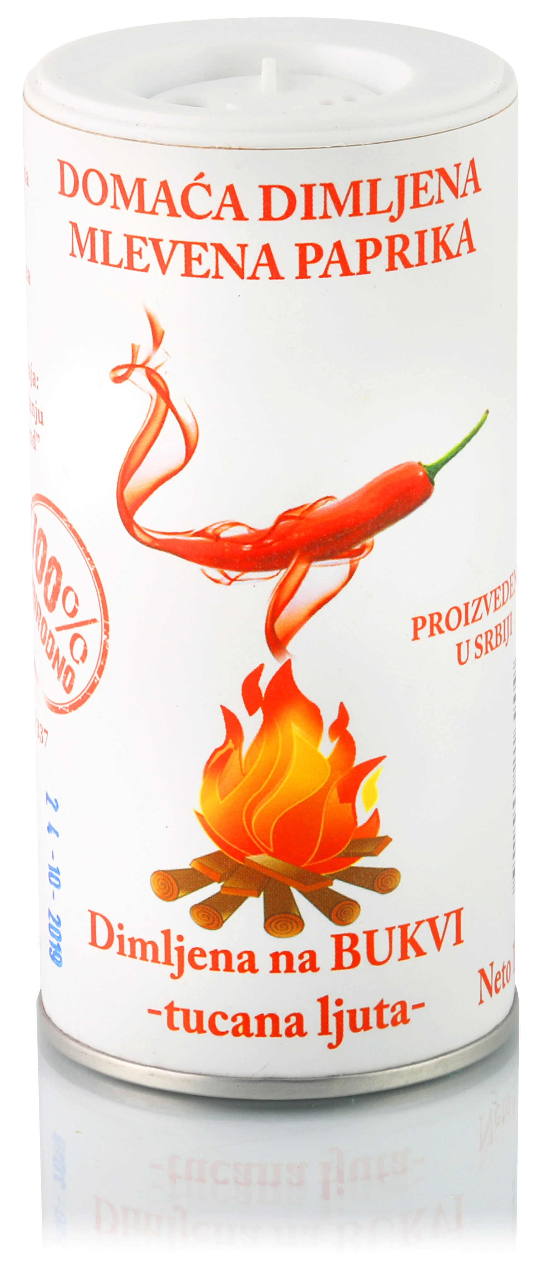 Dimljena tucana ljuta paprika 100 g