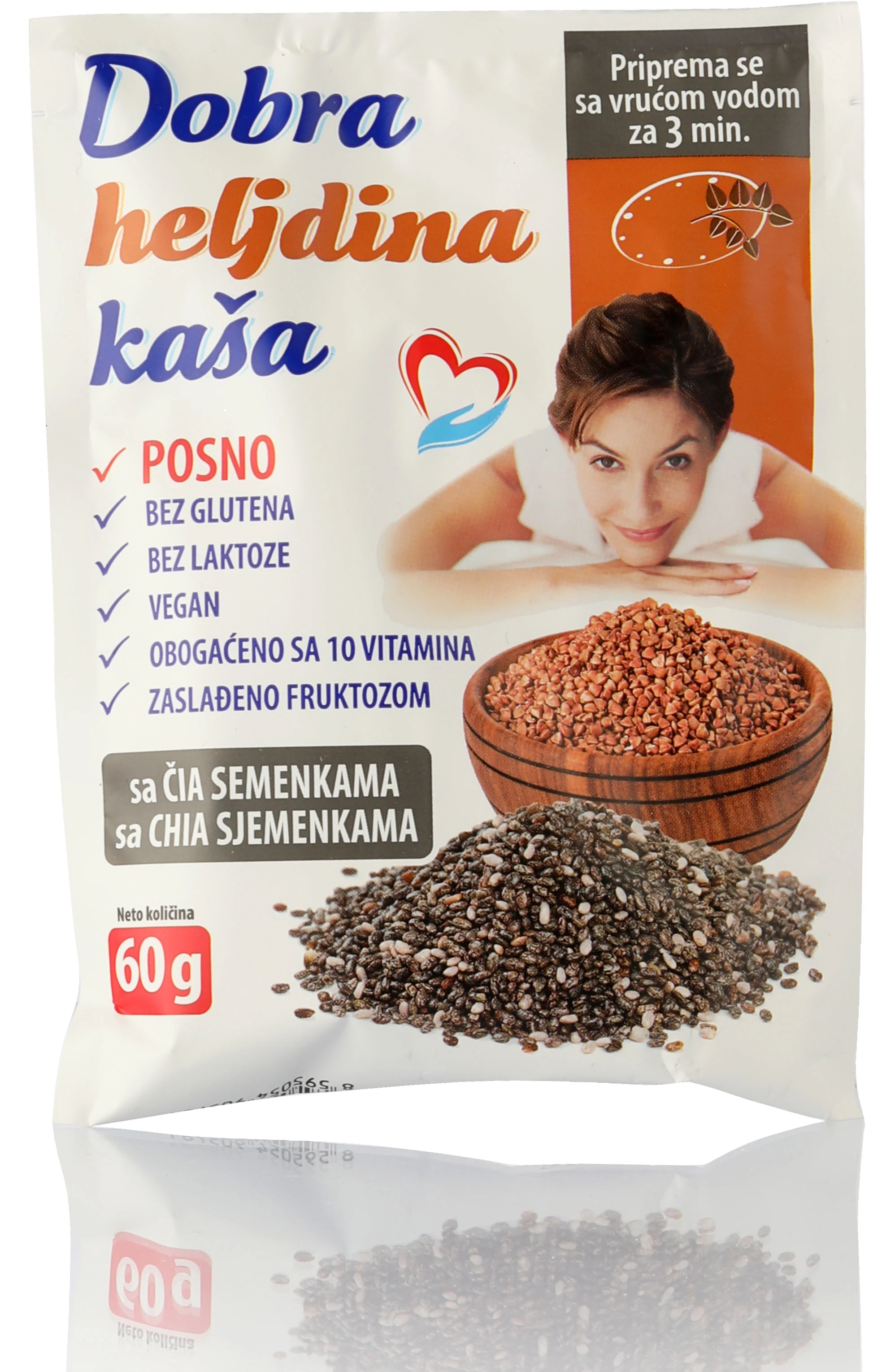 Dobra heljdina kaša sa čija semenkama 60 g Lomax
