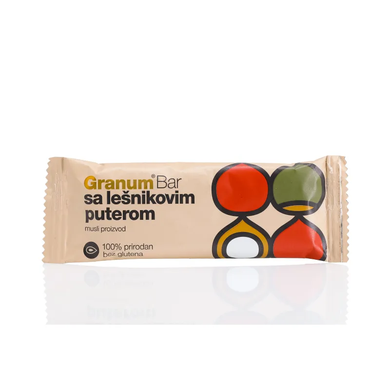 Energetska štanglica - bar sa lešnikovim puterom 30 g Granum