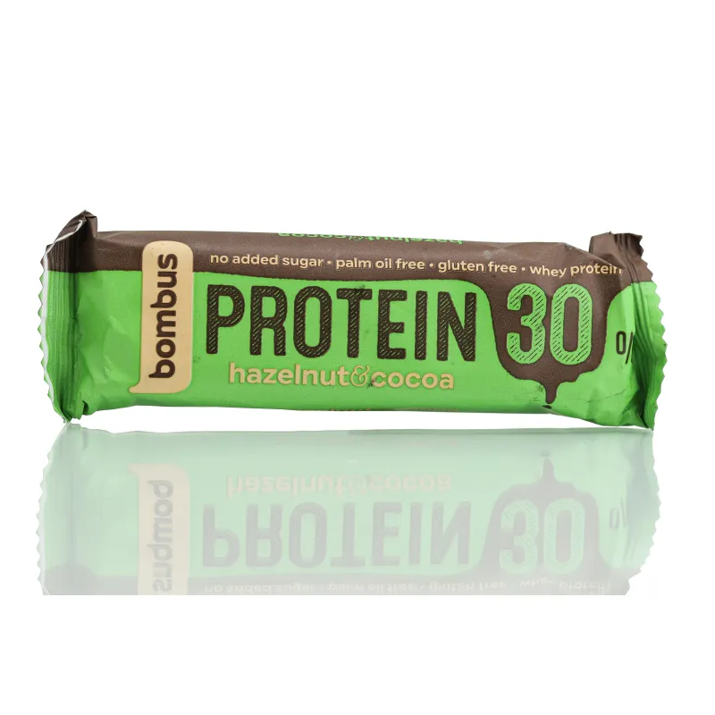 Energetska štanglica protein lešnik 50 g Bombus