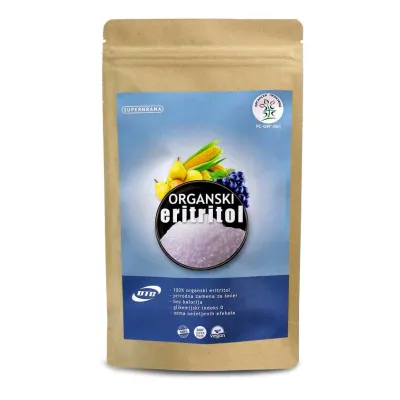 Eritritol (organski proizvod) 200 g Superhrana
