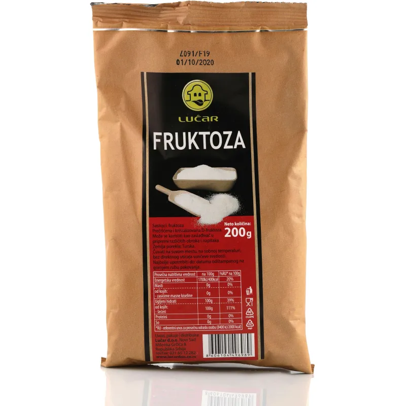 Fruktoza 200 g Lučar