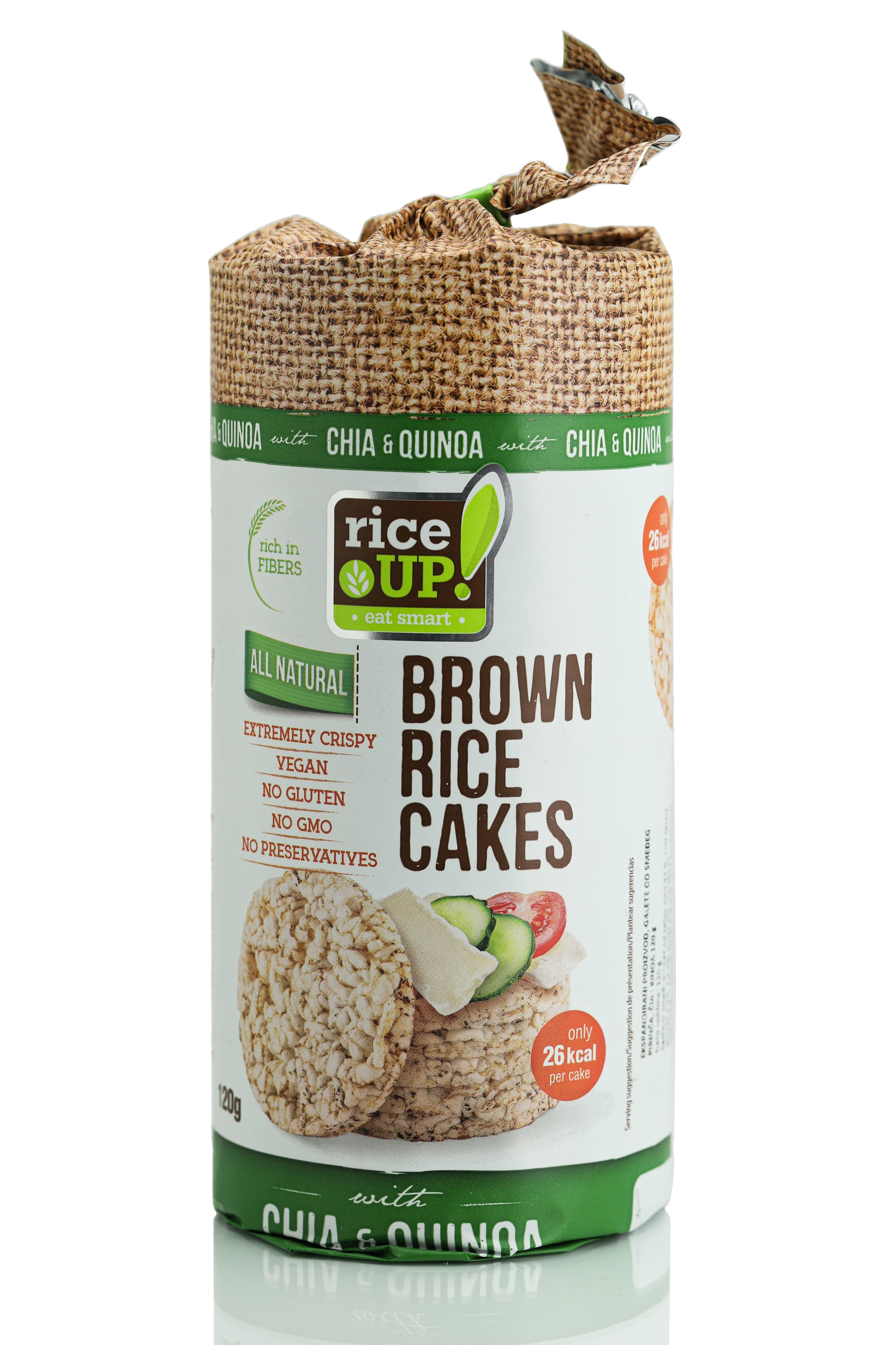 Galete od smeđeg pirinča, čia i kinoa 120 g Rice Up
