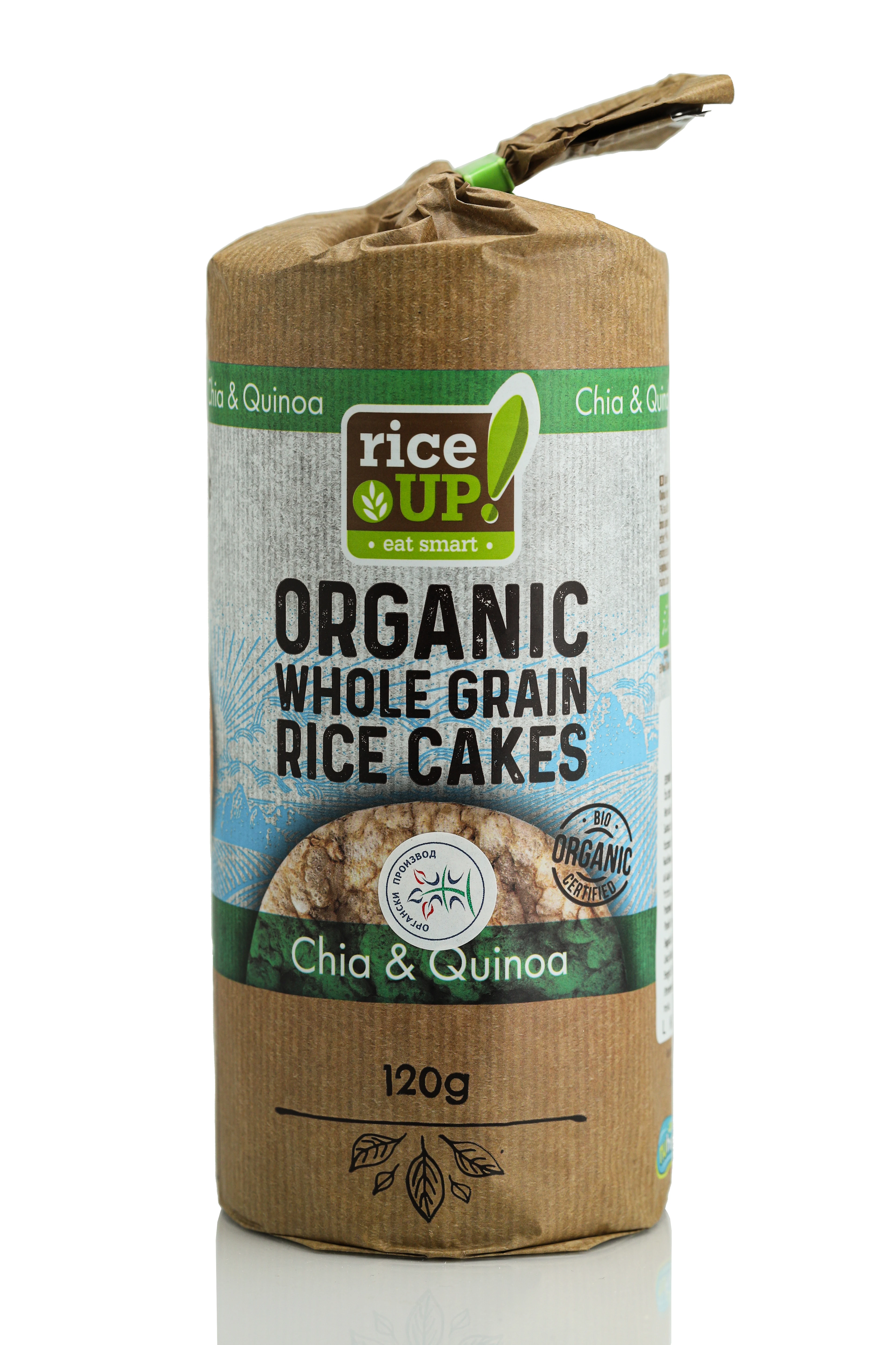 Galete od smeđeg pirinča, čia i kinoa (organski proizvod) 120 g Rice Up
