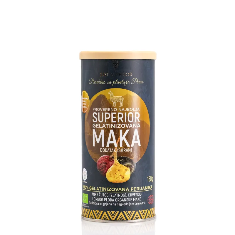 Gelatinizovana maka u prahu (organski proizvod) 150 g Just Superior