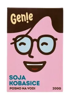 Genie soja kobasica na vodi 200 g Macrobiotic Prom