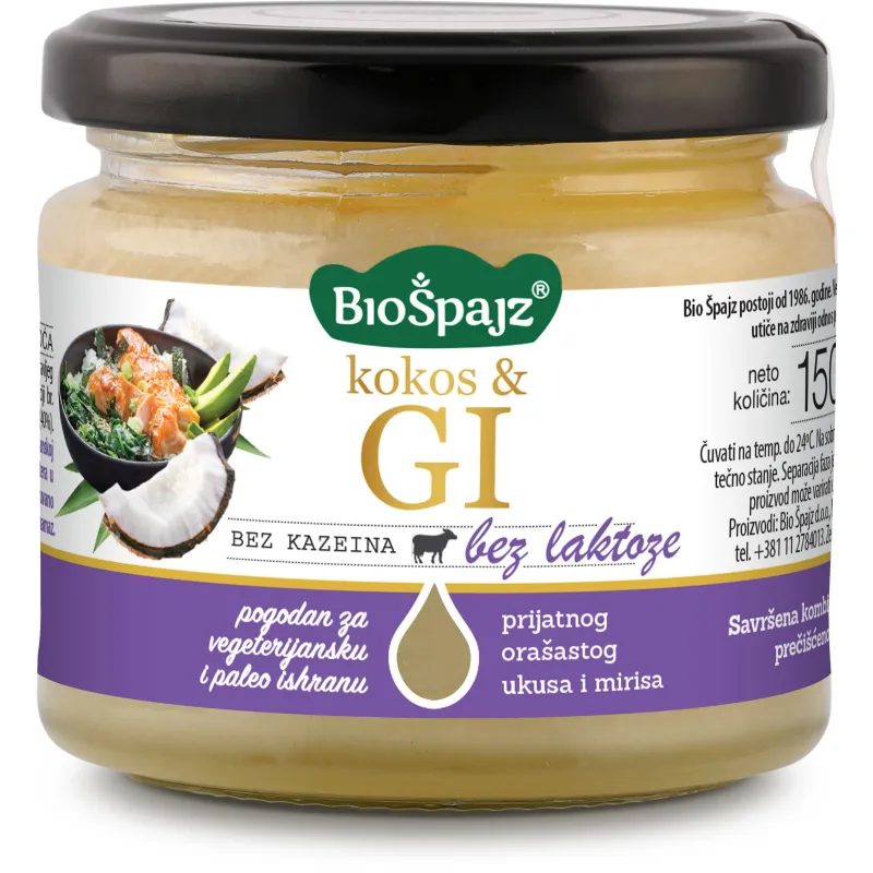 Gi prečišćeni puter sa kokosovim uljem 150 g Bio Špajz