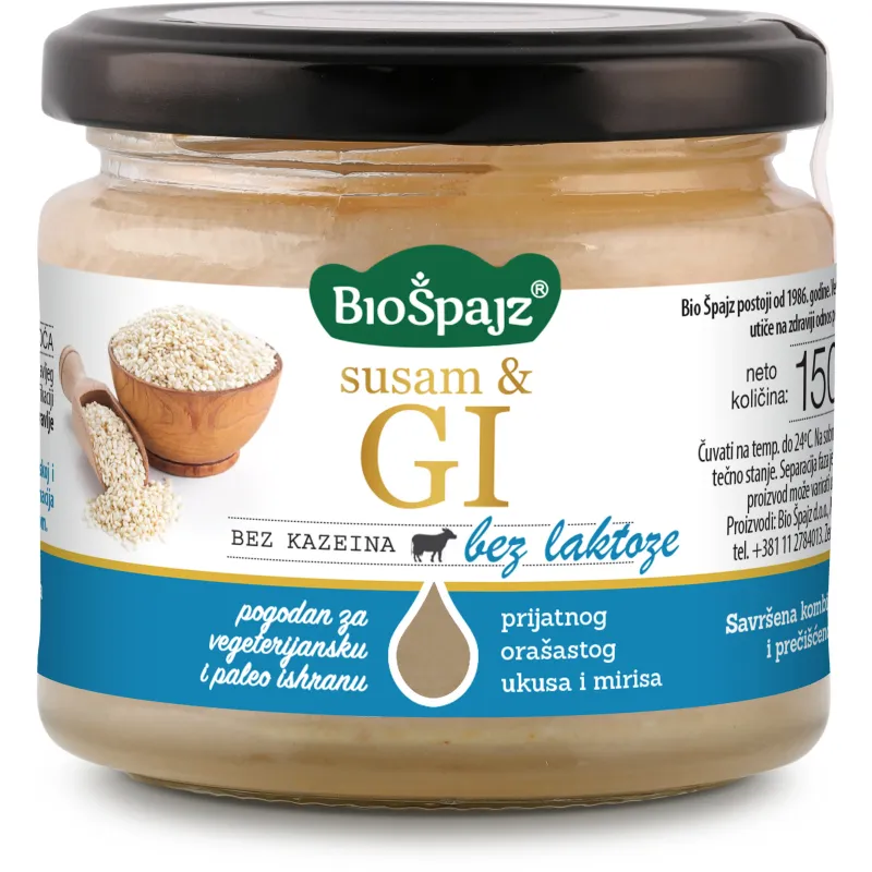 Gi prečišćeni puter sa susamom 150 g Bio Špjaz