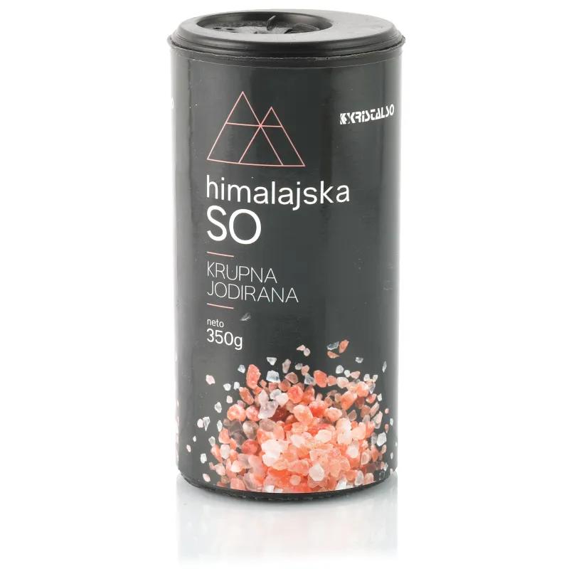 Himalajska krupna jodirana so 350 g Kristal so