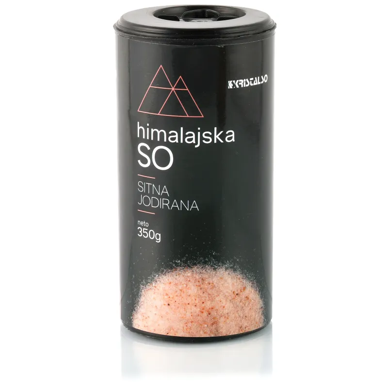 Himalajska sitna jodirana so 350 g Kristal so