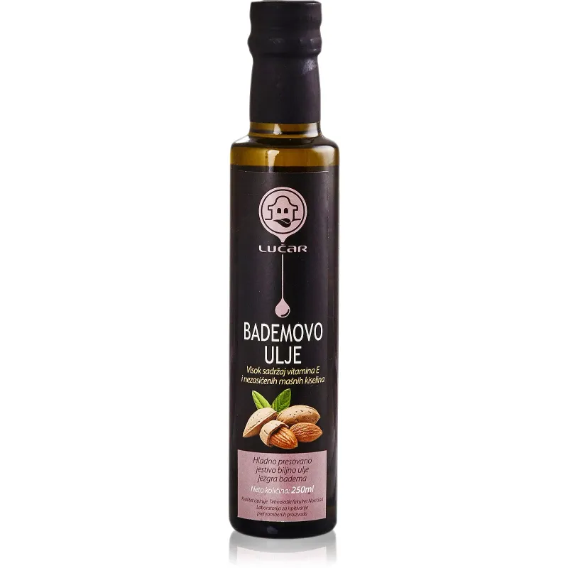 Hladno ceđeno nerafinisano bademovo ulje 250 ml Lučar