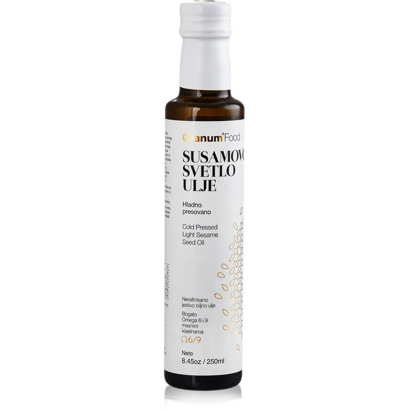 Hladno ceđeno susamovo svetlo ulje 250 ml Granum