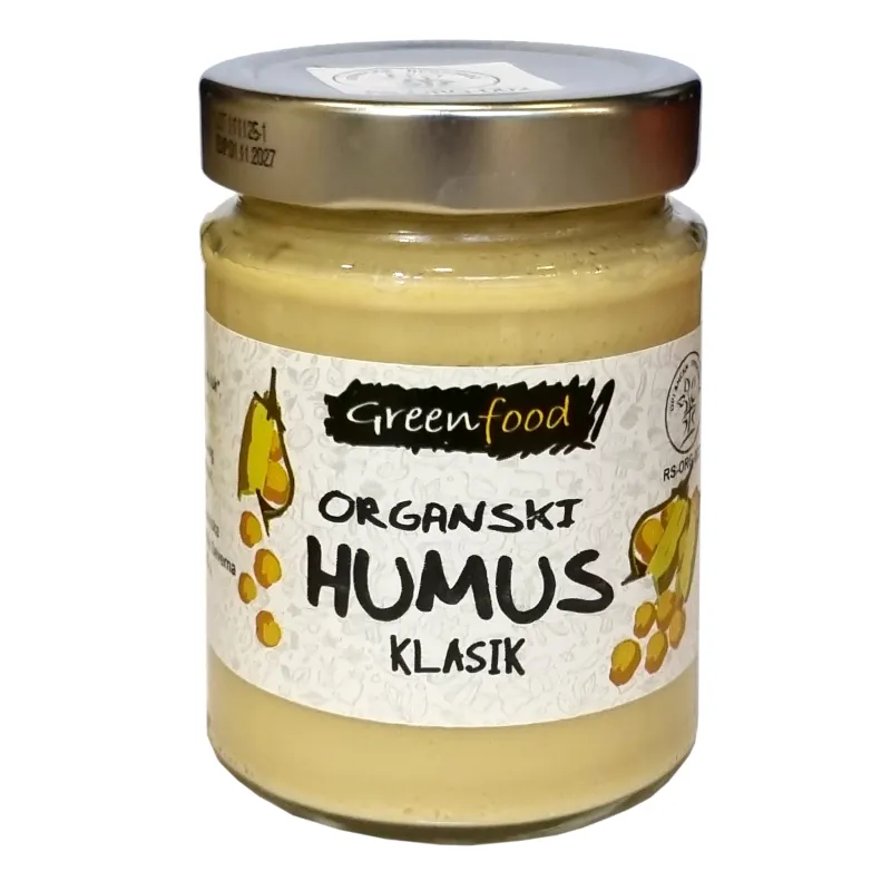 Humus klasik (organski proizvod) 280 g Green food
