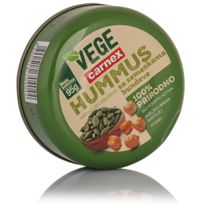 Humus namaz od leblebija sa semenkama bundeve 95 g Carnex