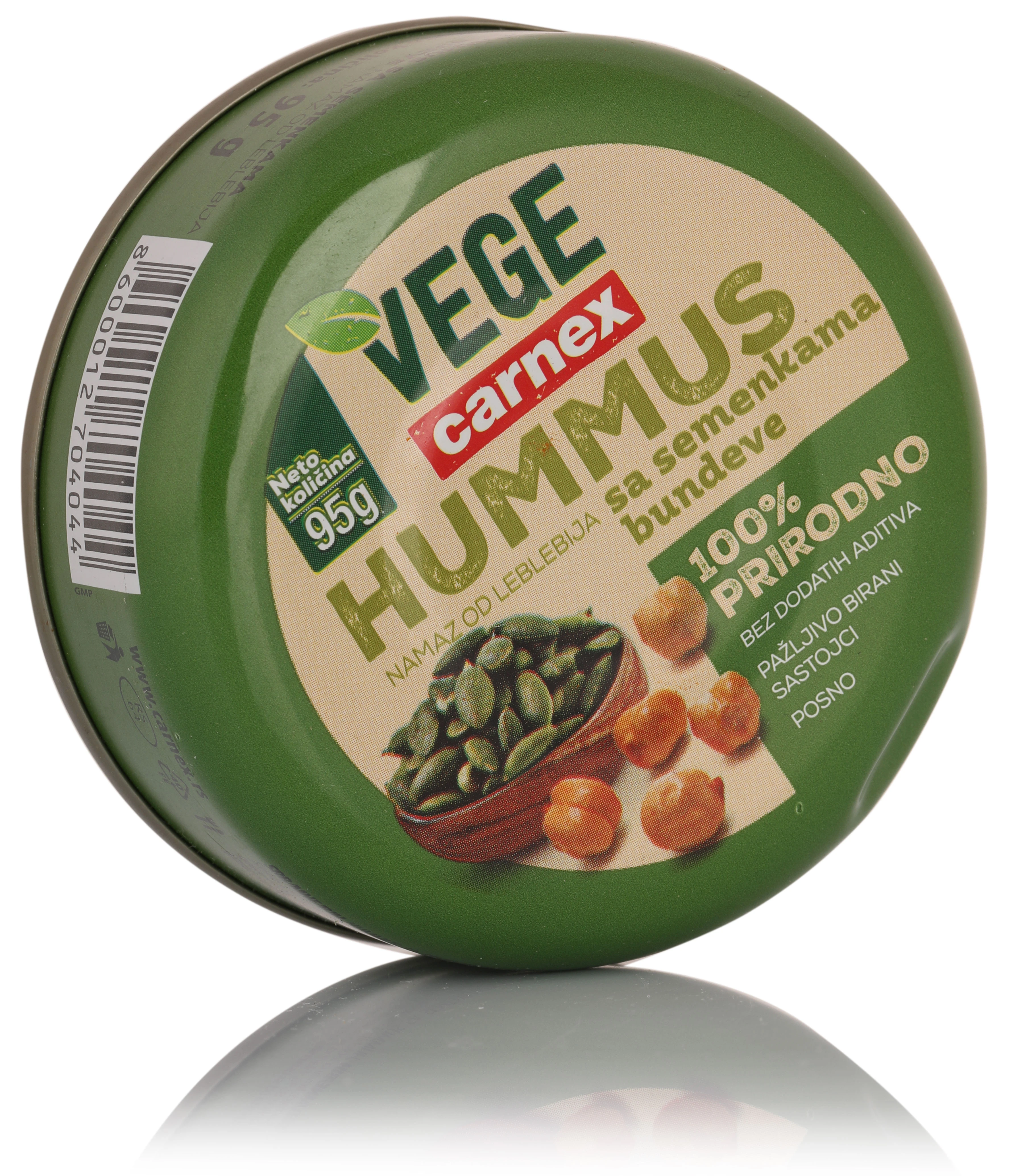 Humus namaz od leblebija sa semenkama bundeve 95 g Carnex