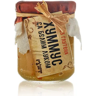 Humus sa belim lukom 180 g Gušt