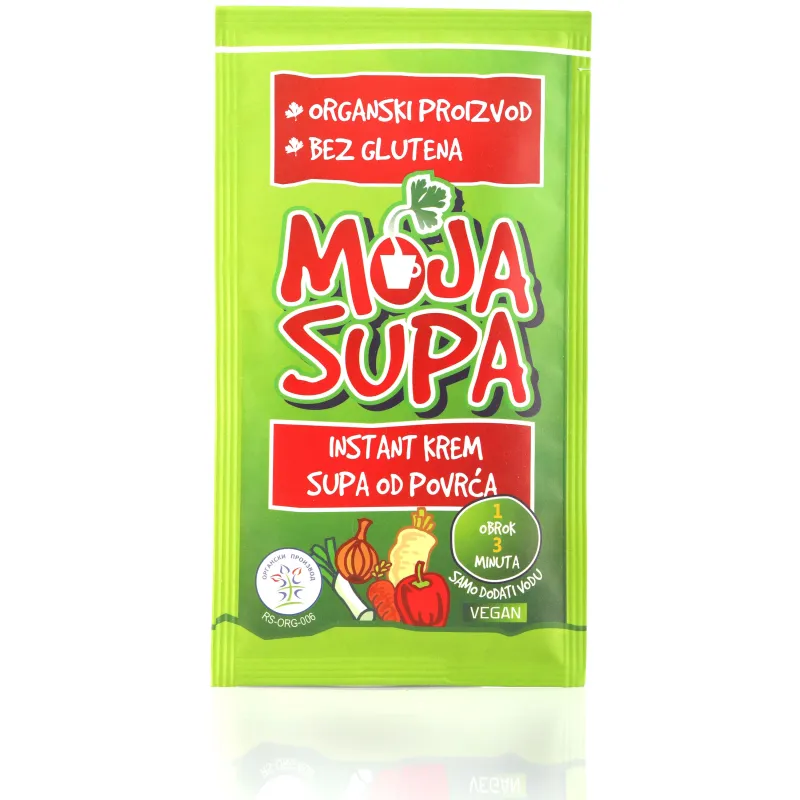 Instant krem supa od povrća (sert. bez glutena) (organski proizvod) 20 g Bio Bolsan