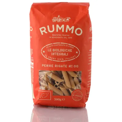 Integralna testenina penne rigate (organski proizvod) 500 g Rummo Spa