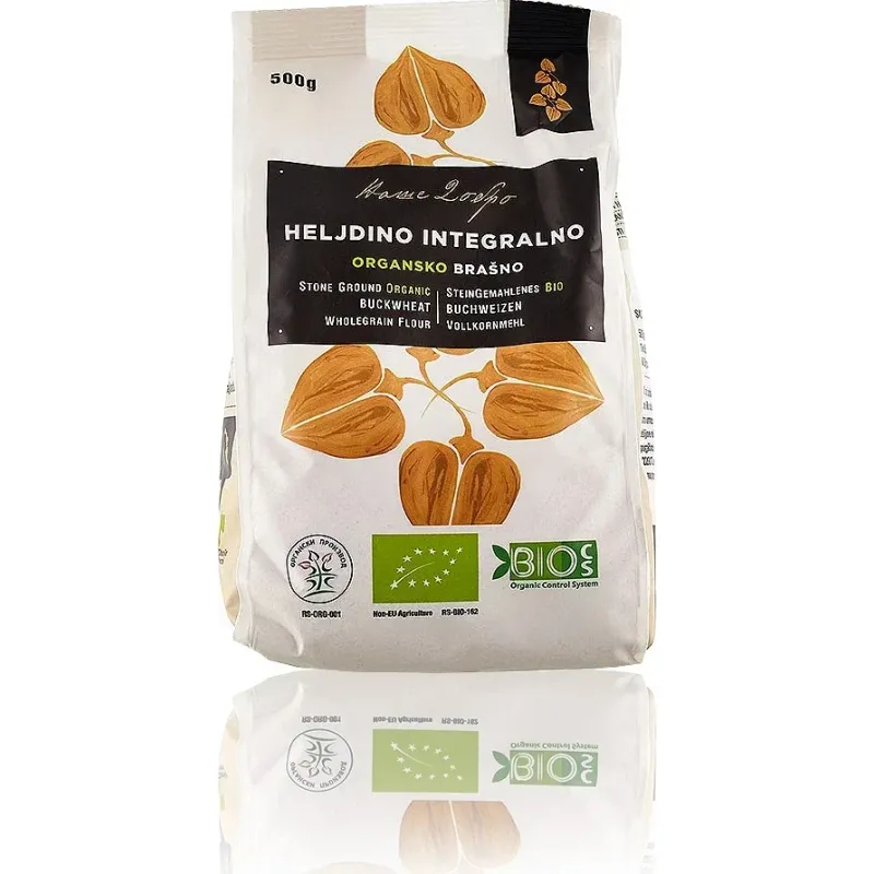 Integralno heljdino brašno (organski proizvod) 500 g Naše dobro