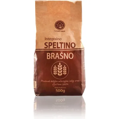 Integralno speltino brašno 500 g Lučar