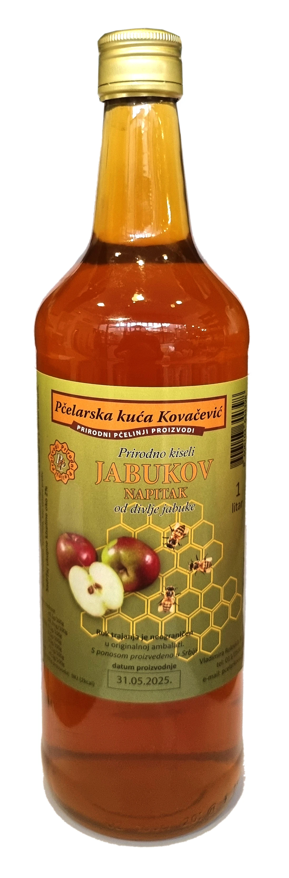 Jabukov napitak 1 l Pčelarska kuća Kovačević