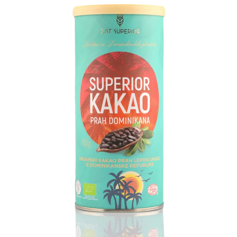 Kakao prah Dominikana (organski proizvod) 150 g Just Superior